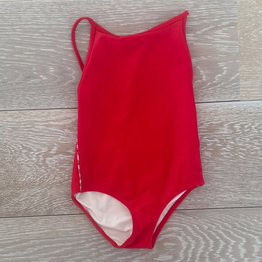 Burberry Red Kids Swim One Piece